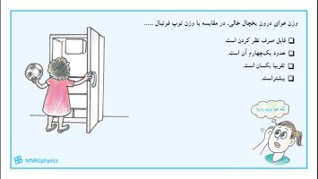 کدام سنگین تر است؟ توپ فوتبال یا هوای درون یخچال